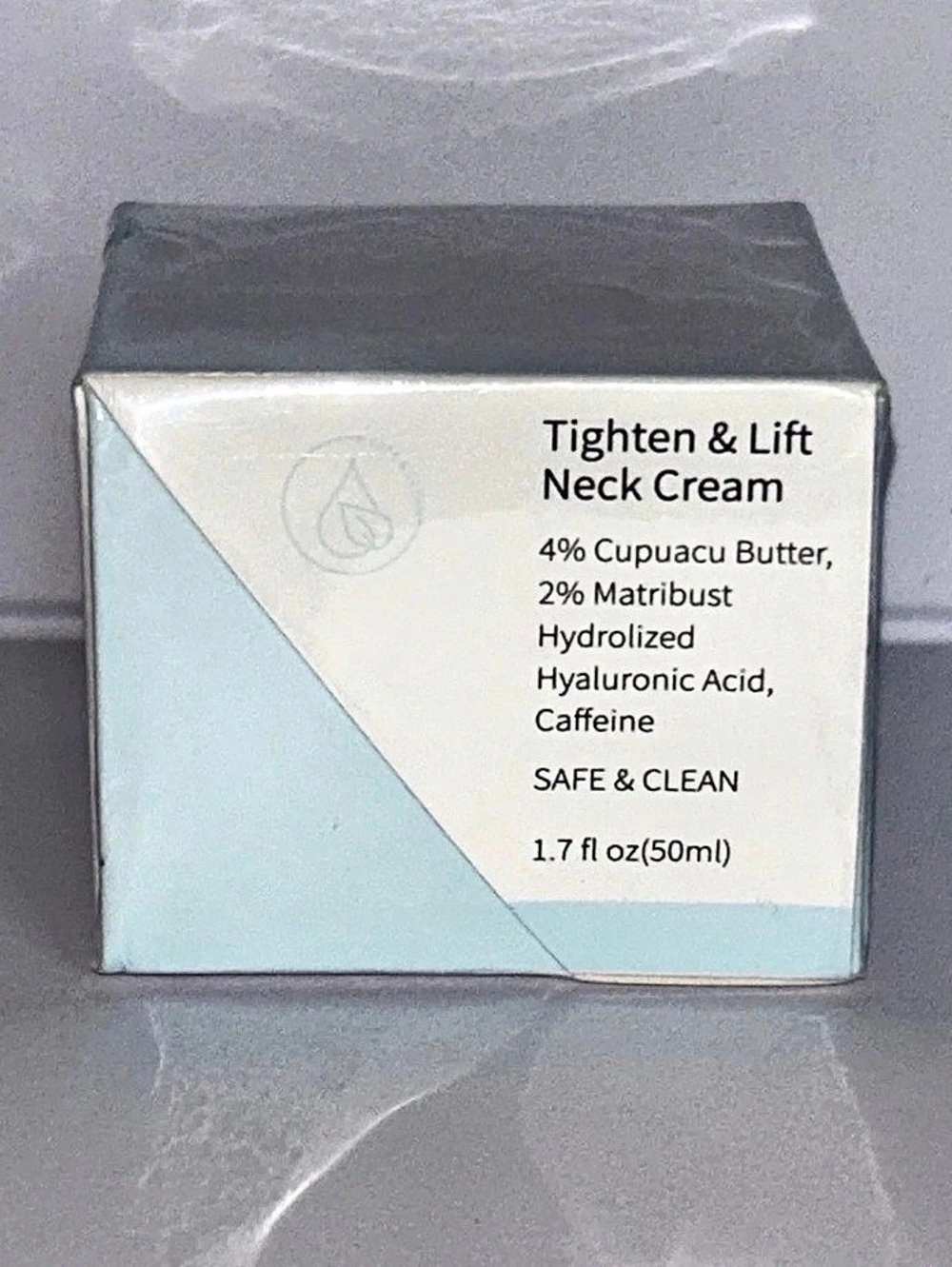 Lot of 2 Tighten & Lift Neck Cream 1.7 oz Cupuacu Butter Hyaluronic Acid Caffein